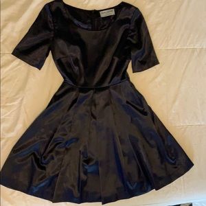 Elsa and Me navy satin dress